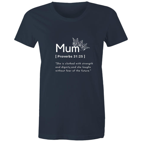 Image of Mum Proverbs 31 - Womens Surf and Streetwear T-shirt - Life Redesign 360