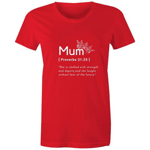 Image of Mum Proverbs 31 - Womens Surf and Streetwear T-shirt - Life Redesign 360