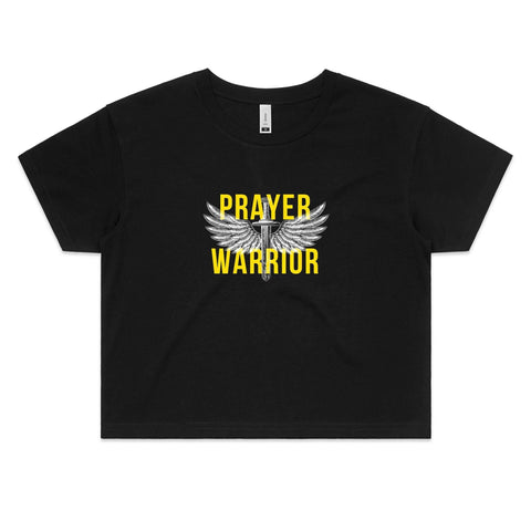 Image of Prayer Warrior - Women's Crop Tee - Life Redesign 360