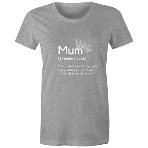 Image of Mum Proverbs 31 - Womens Surf and Streetwear T-shirt - Life Redesign 360